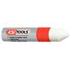 KS-Tools 100.4050 Fluorescent crayon, white, 12 pc