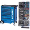 Gedore 1500 ES-02-2004 Tool trolley with 8 drawers and tool assortment 207pcs