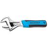 Gedore 60 S-10 JC Adjustable spanner, open end, chrome-plated with 2C-handle