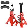 jack stand, 1 pair, 3TON + 1 pair rubber protection