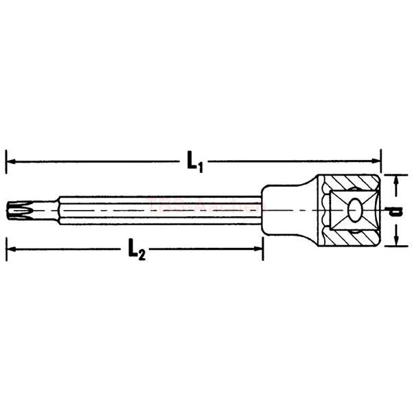 STAHLWILLE（スタビレー） 1054TX-T70 （1／2SQ）ヘクスローブソケット