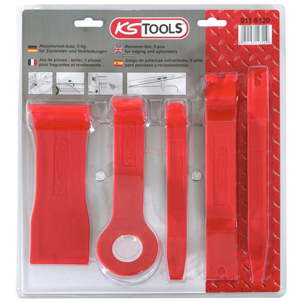 KS-Tools 911.8120 Kunststoffkeil-Satz 5-teilig