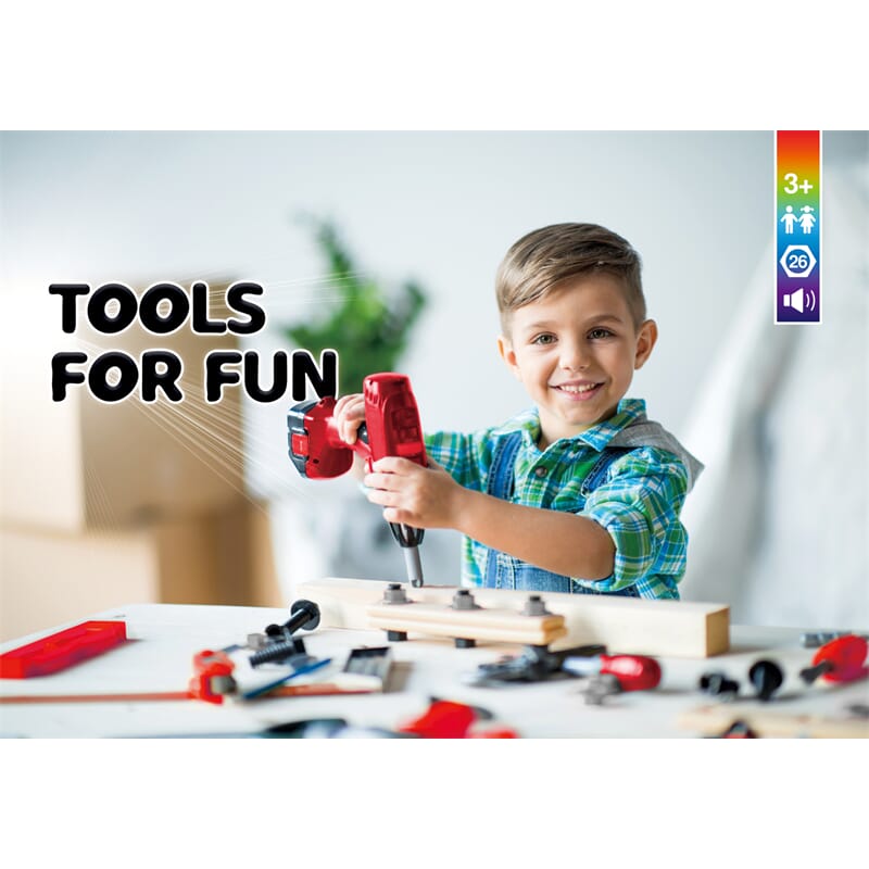 KS-Tools 100203 Kinder Werkzeug-Satz 21-teilig